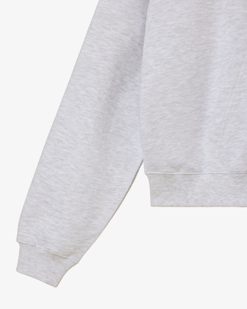 WEB LOGO LOOSED HOODIE [LIGHT GREY]