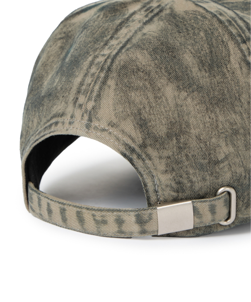 CROS2 Washed Damage Ball Cap (Green Gray)