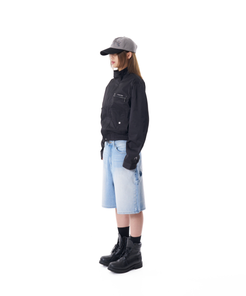 Needlework Carpenter Bermuda Denim Pants (Blue)