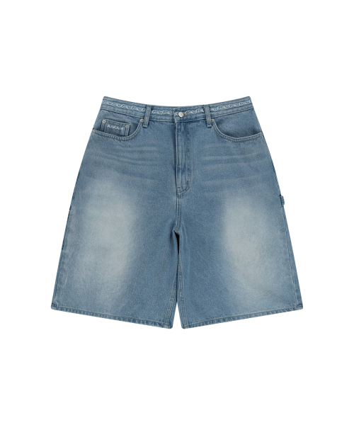 Needlework Carpenter Bermuda Denim Pants (Blue)