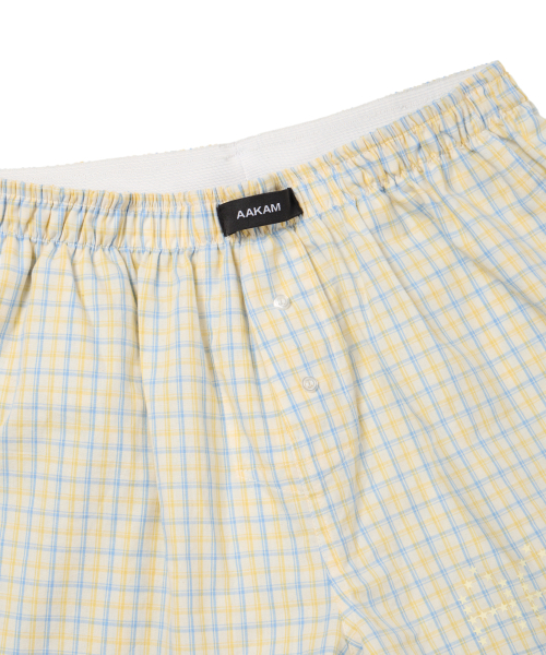 Check Boxer (Yellow)