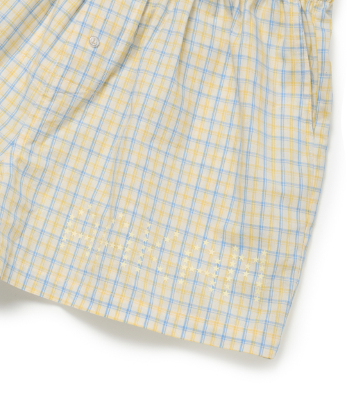 Check Boxer (Yellow)