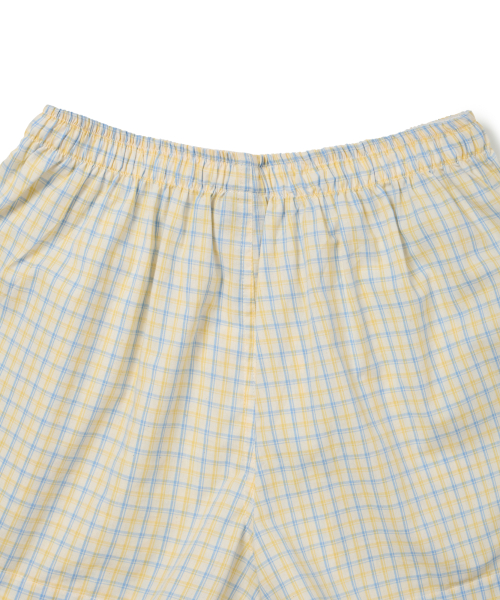 Check Boxer (Yellow)
