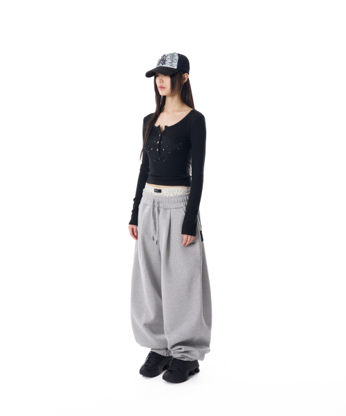 Laced CROS2 Patch Sweatpants (Gray)