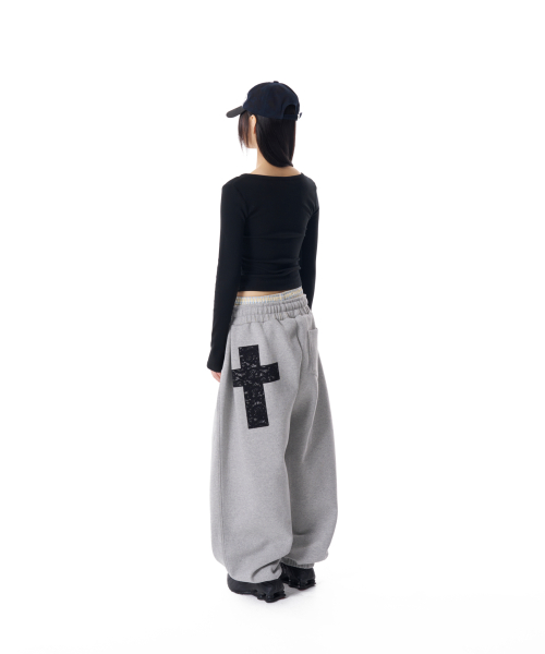 Laced CROS2 Patch Sweatpants (Gray)