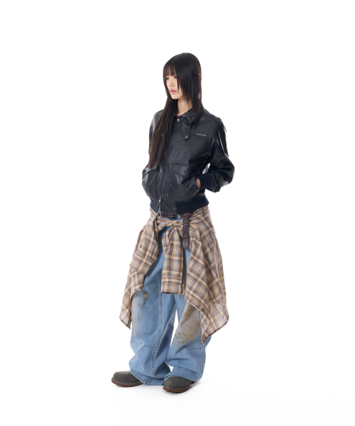 Western Vintage Check Shirts (Yellow)