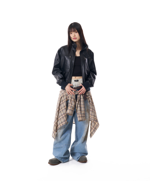 Western Vintage Check Shirts (Yellow)