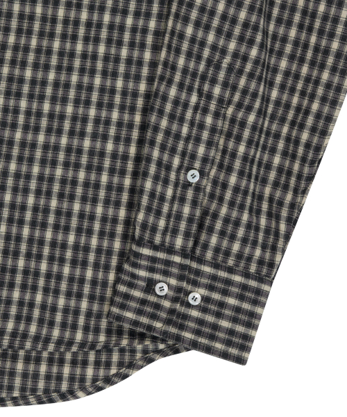 Western Vintage Check Shirts (Black)