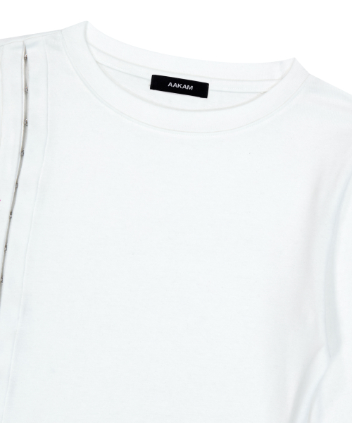 Side Hook Long Sleeve (White)