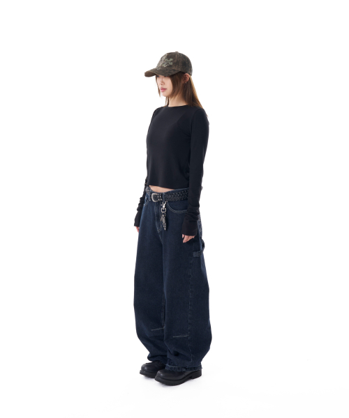 Side Hook Long Sleeve (Black)