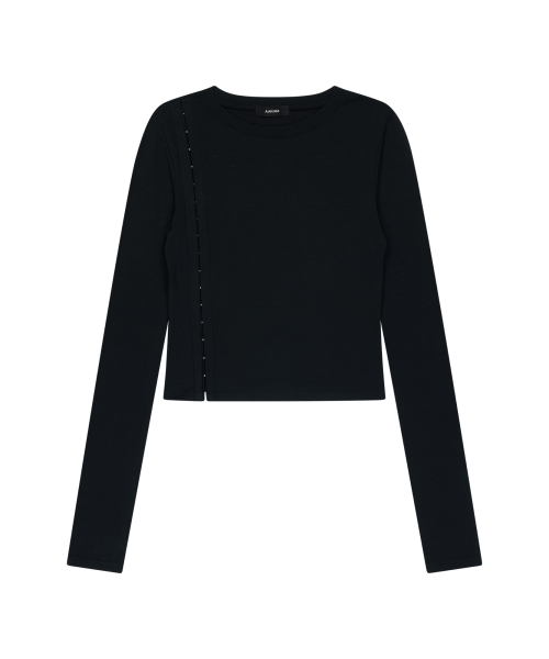 Side Hook Long Sleeve (Black)