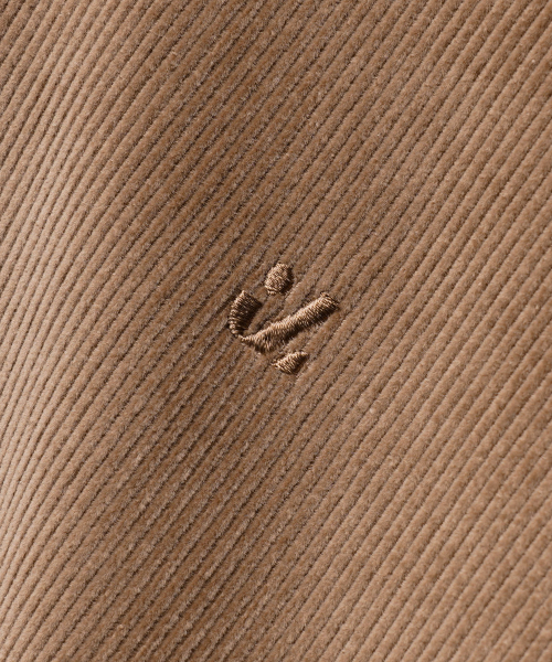 Rise Overfit Corduroy Shirts Mocha OYLS2601