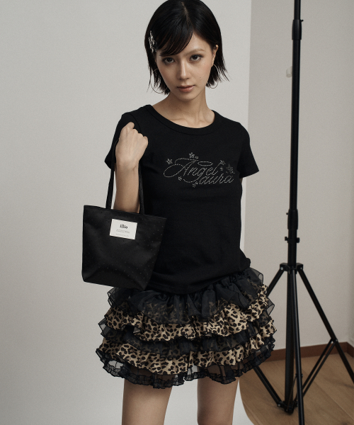 Leopard tutu shorts