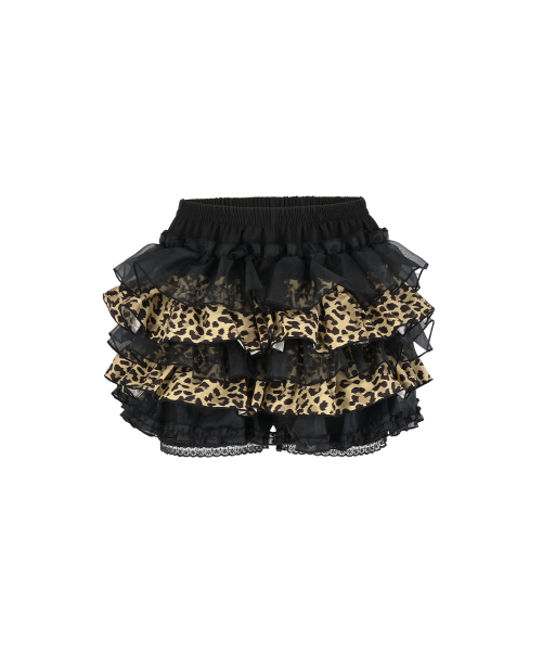 Leopard tutu shorts