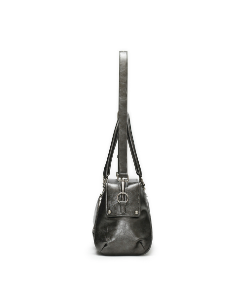 Faux Leather M.O.S Bag, METAL