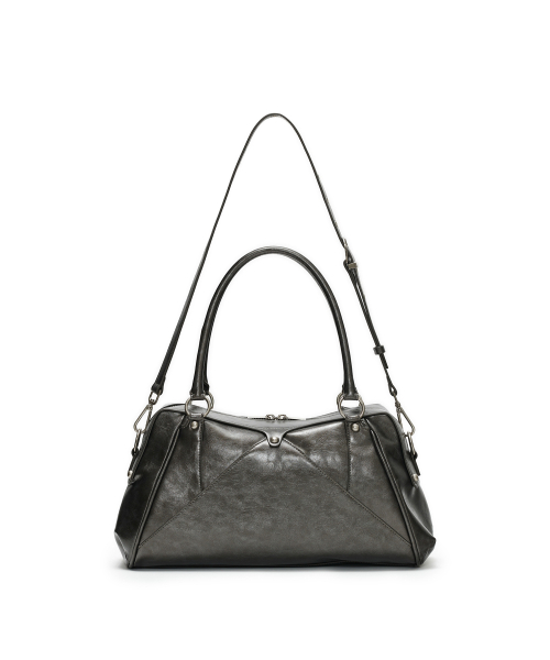 Faux Leather M.O.S Bag, METAL