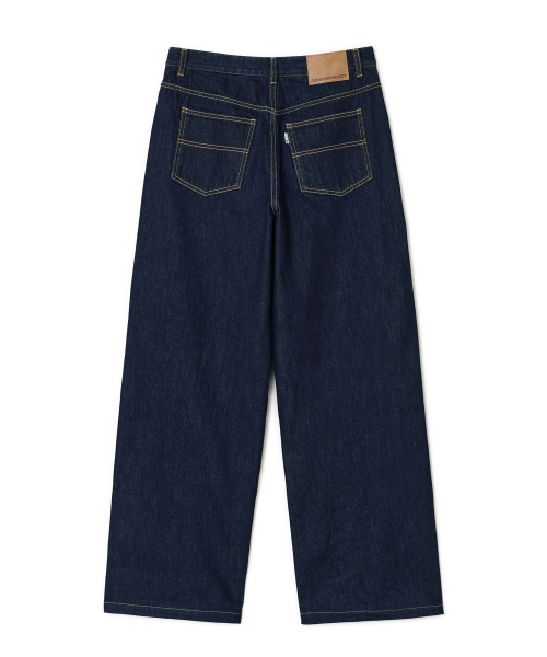 Low-Rise Denim Pants, INDIGO
