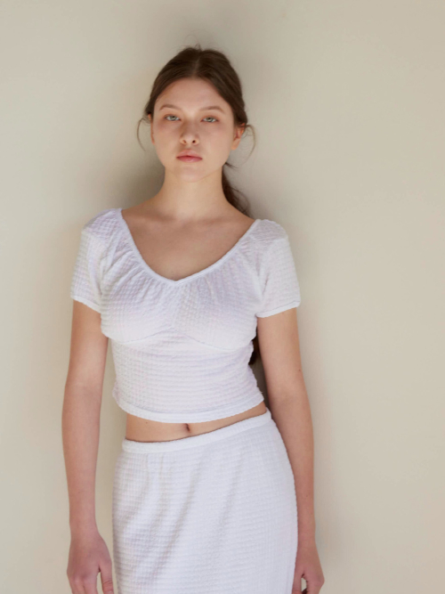 ROSE LONG SKIRT / WHITE