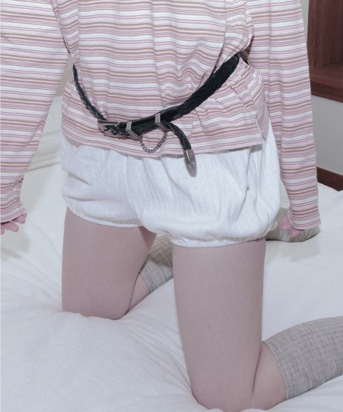 BL026 체인 위빙 레더 남자 여자 가죽 벨트 22mm 블랙