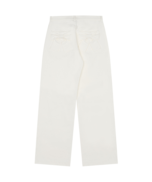 [MARIE] COTTON PANTS(WHITE)