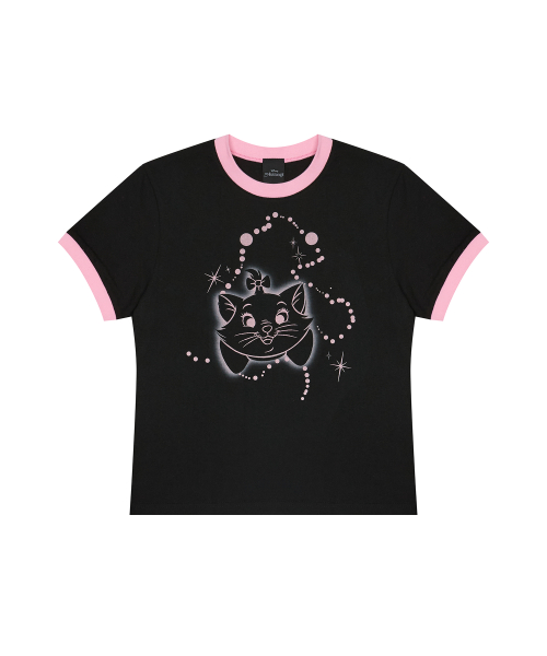 [MARIE] FACE TEE(BLACK)