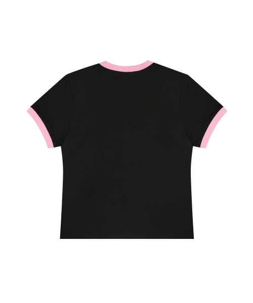 [MARIE] FACE TEE(BLACK)