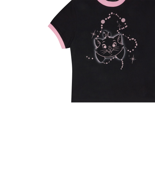 [MARIE] FACE TEE(BLACK)