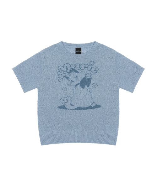 [MARIE] BOUCLE KNIT(SKY BLUE)