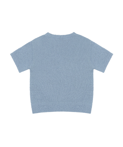 [MARIE] BOUCLE KNIT(SKY BLUE)