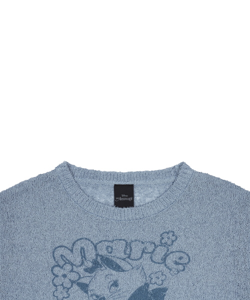 [MARIE] BOUCLE KNIT(SKY BLUE)