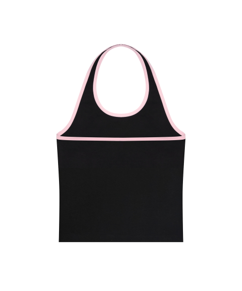 [MARIE] HALTERNECK TOP(BLACK)