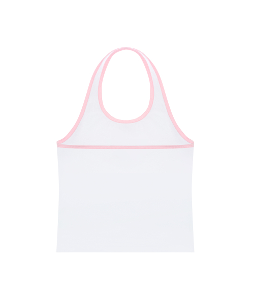 [MARIE] HALTERNECK TOP(WHITE)