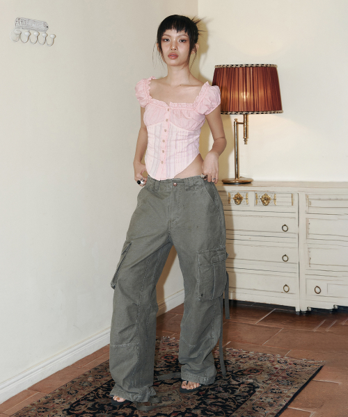 Tex Wide Work Pants (Washed Khaki)