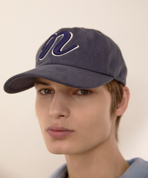 N LOGO BALL CAP NAVY