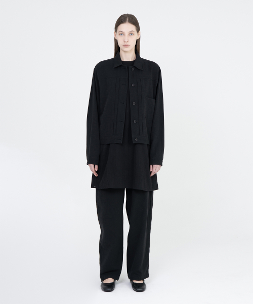 W Type 1 Trucker Jacket, Black