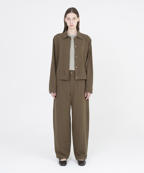 W Type 1 Trucker Jacket, Mocha