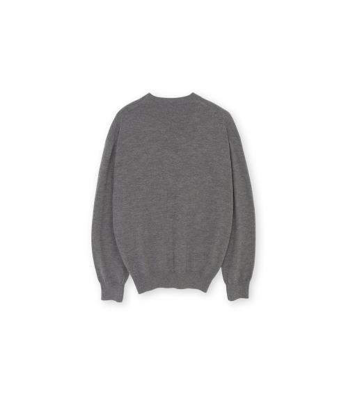 Crewneck Knit, Charcoal