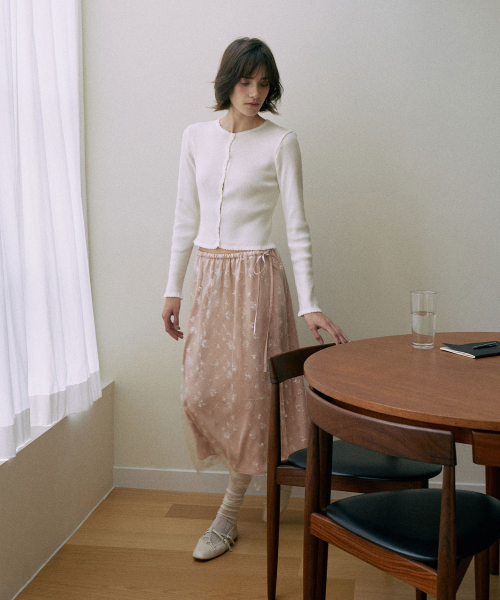 Spangle layered Skirt[LMBESPSK5406]-2color