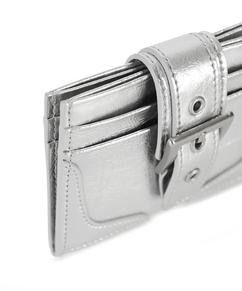 BUCKLE BRIDGE POCKET - SILVER