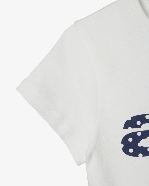 DOT SMALL LETTER TEE [WHITE]