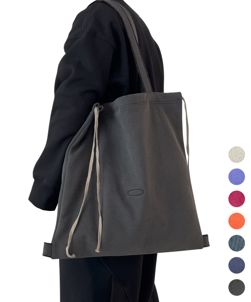 Edition6. Logo String Pigment Largefit Shopper Bag (7col)