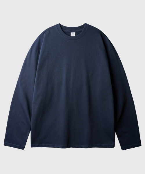 All Day CP Standard Long T-Shirts Navy SOLT2607
