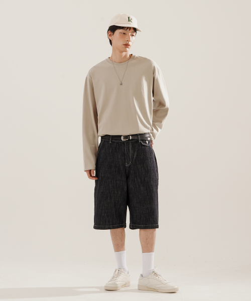 All Day CP Standard Long T-Shirts Lightbeige SOLT2607