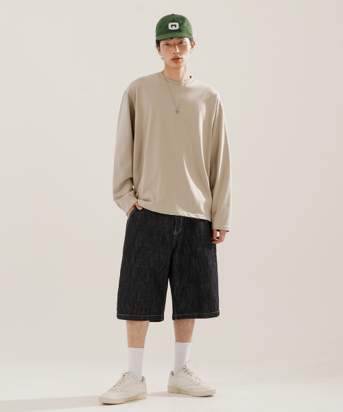 All Day CP Standard Long T-Shirts Lightbeige SOLT2607