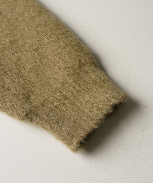 Our Loose Fit Mohair Cardigan Sandbeige SOKN2604