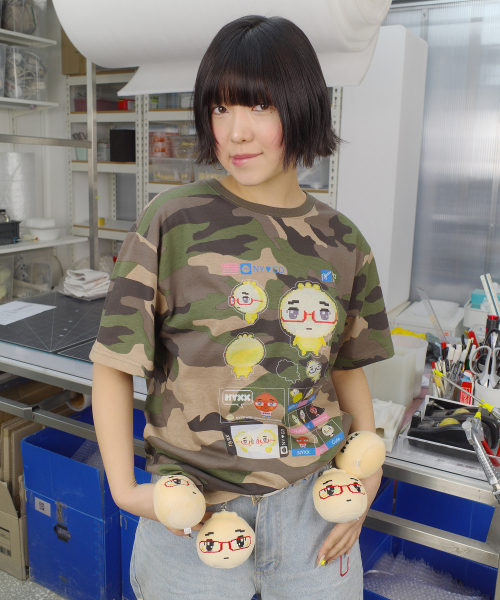 NYGD STICKER TEE CAMO