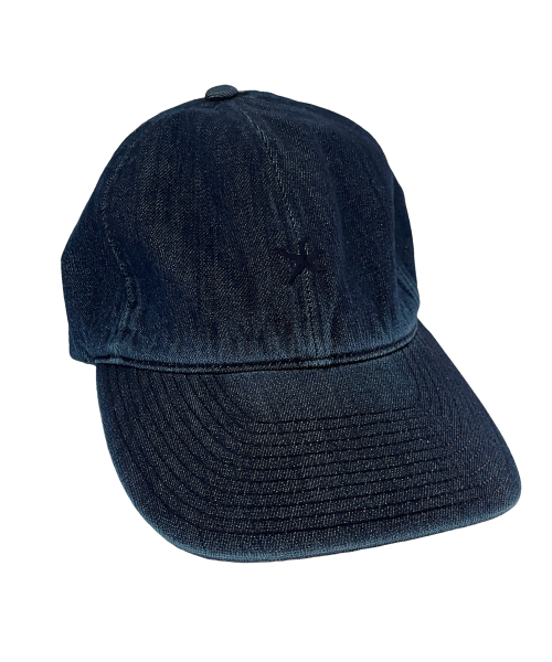 TCM mini logo denim cap (blue)