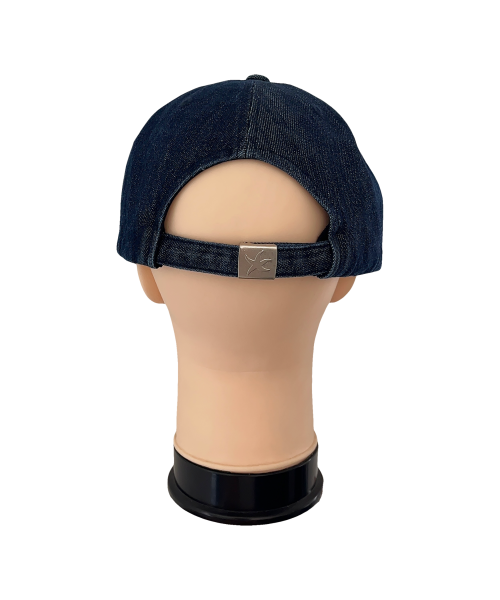 TCM mini logo denim cap (blue)