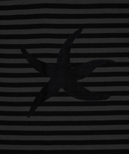 TCM starfish stripe T (black)