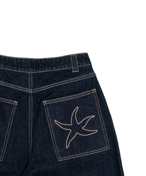TCM starfish denim half pants (blue)